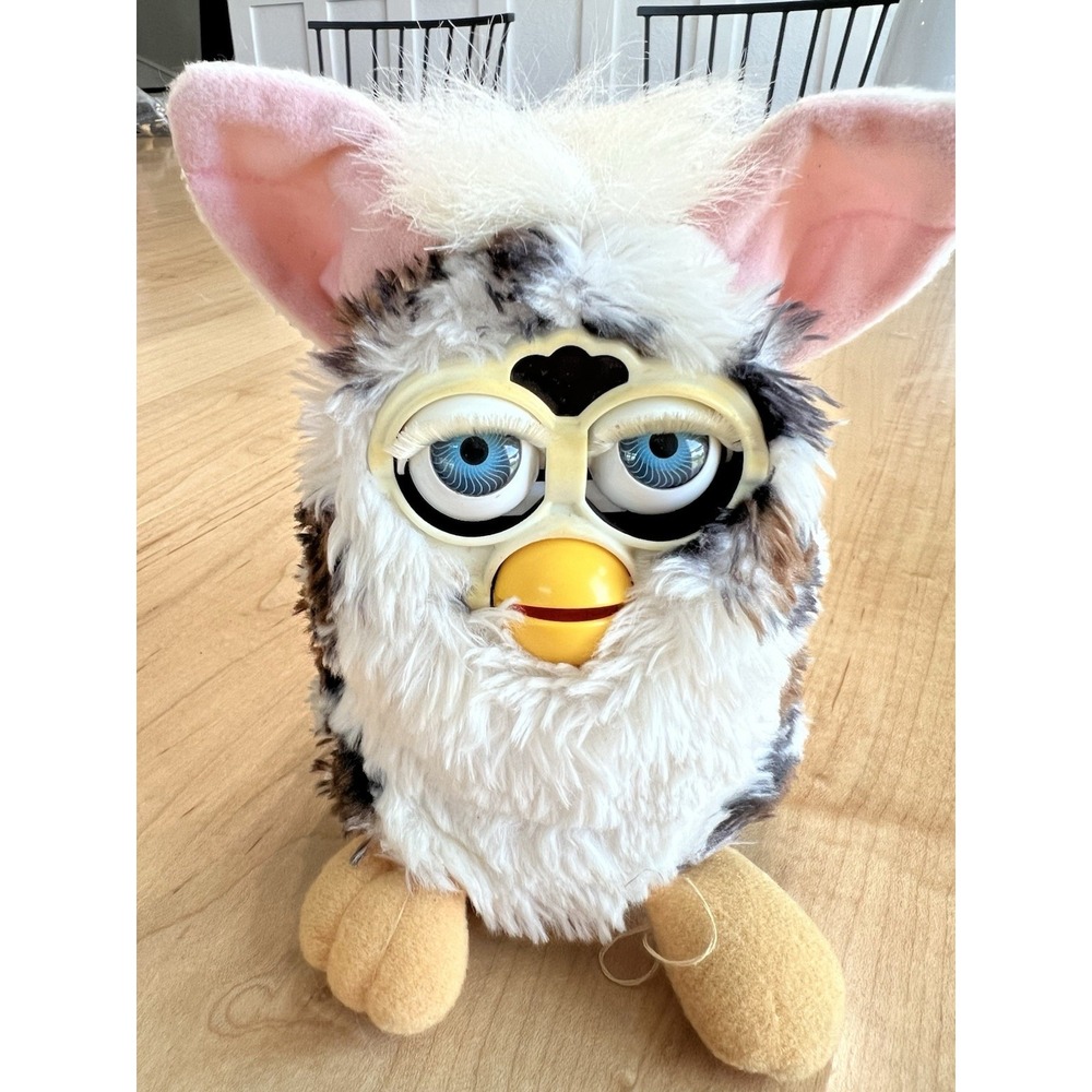 VTG 1998 Custom Snow Leopard Furby Tiger Electronics 70-800 For Parts Only